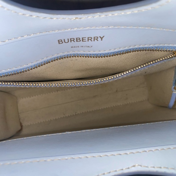 Burberry Mini Two-Tone Canvas and Leather Pocket Bag - Picture 7 of 16